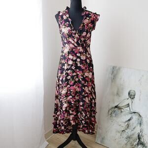 Anthropologie X Tracy Reese Floral Midi dress size XS